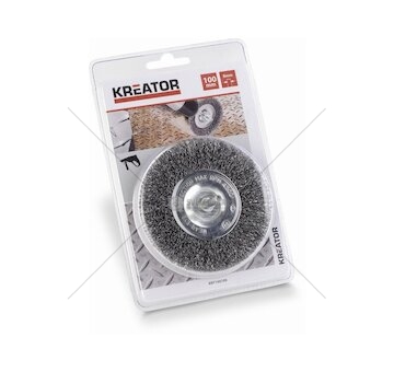 KRT150109 - Brusný ocelový kartáč 100 mm KREATOR