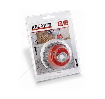 KRT150203 - Brusný copánkový kartáč M14-75mm KREATOR