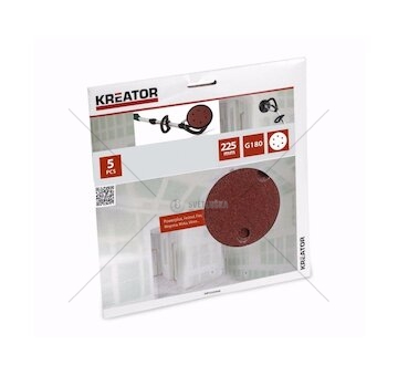KRT232008 5ks Brusný kotouč 225 mm G180 KREATOR