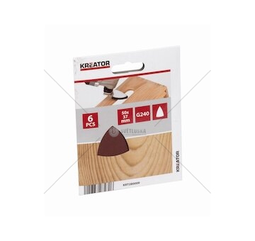 KRT280009 Brusný papír 50mm prstového tvaru G240 5ks KREATOR