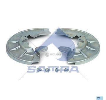 Kryt brzdového kotouče BPW TSB 3709 sada. SAMPA 070.666/SD-01