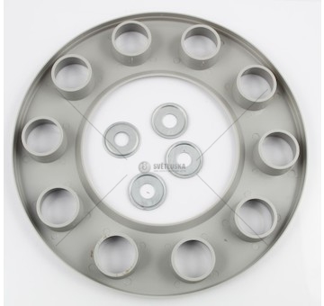 Kryt kola 10 otvorů černý plastový BB-105410