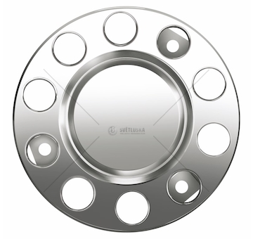 Kryt kola 10 otvorů nerezový plný  DB-122100