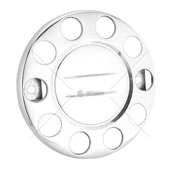 Kryt kola 10 otvorů plný nerezový  A2A-5251