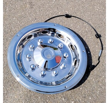 Kryt kola 22,5 / 10 děr chrom