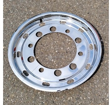 Kryt kola 22,5 / 10 děr chrom - 4 cm hloubka ráfku