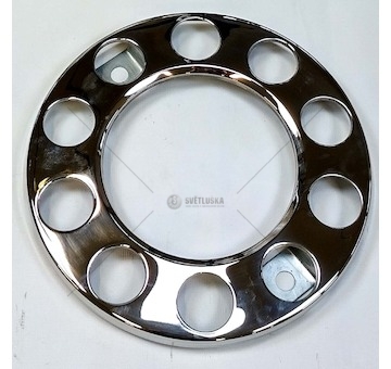 Kryt kola 22,5 / 10 děr chrom 420/60 - nerez