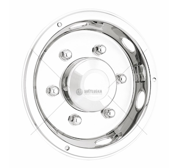 Kryt kola nerezový zadní zahloubení  A2A-574R