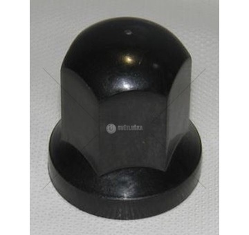 Kryt matice kola 27mm - černý plast 229774M_A