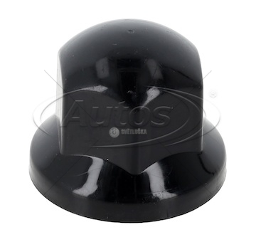 Kryt matice kola 30mm  - černý plastový 0561336_A