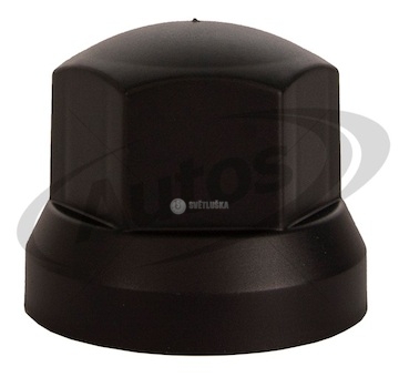 Kryt matice kola 32mm - černý plast 0187367_A