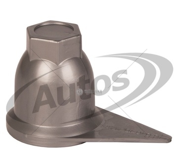 Kryt matice kola 32mm s indikátorem uvolnění - šedý plast 0003602_A