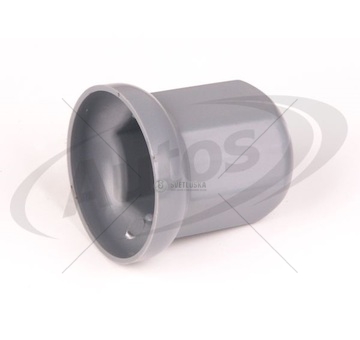 Kryt matice kola 32mm vysoký - šedý plast 0148120_A