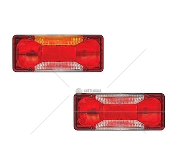 Kryt svítilny kompletní IVECO denní N.TYP žlutý SERTPLAS 0294CSB