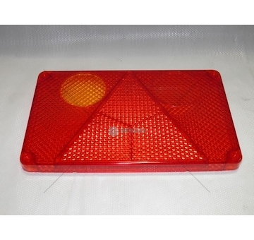 Kryt svítilny kompletní W21 červený WAS W21/Stínidlo