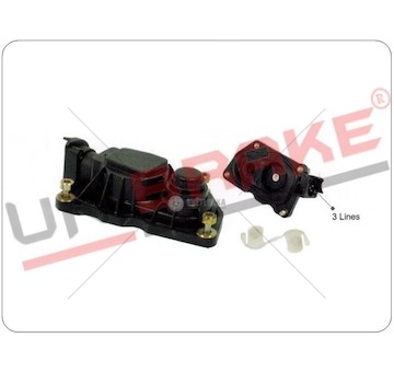 Kryt třmenu brzdiče KNORR SN5 3 PINY UNIBRAKE UNB5139