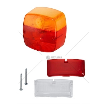 Kryt zadní svítilny 4-dílný l/p iveco mk, magirus-deutz série m 0121818_A