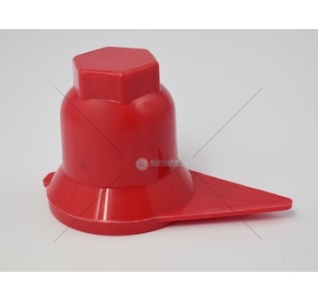 Krytka matice kola červená S-32 vysoká CAP32CZERWWSK