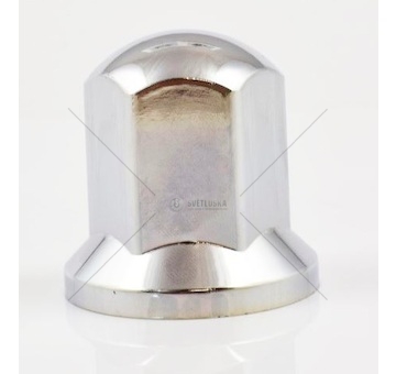 Krytka matice kola M32 niklová matná plast