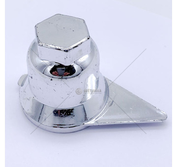 Krytka matice kola M33mm s ukazatelem niklová