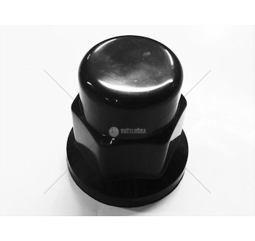 Krytka matice kola S-32 černá, plast, SERTPLAS 32MMBD