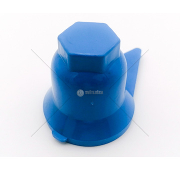 Krytka matice kola S-32 modrá, plast 32MMCOL-BLUE