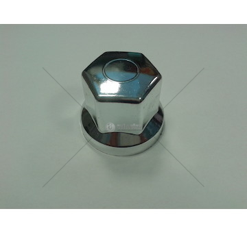 Krytka matice kola S-33 niklová, plast, SERTPLAS 33MMNK