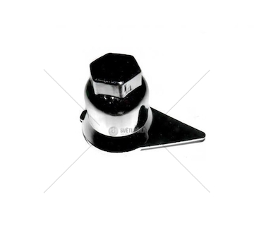 Krytka matice kola S-33 plastová nikl 33MMCOL-NICKEL