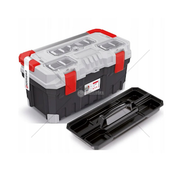 Kufr na nářadí TITAN PLUS šedý 554x286x276 KISTENBERG