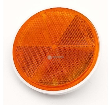 Kulatá odrazka oranžová na šroub WAS 516/