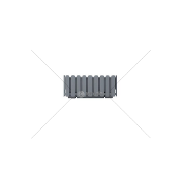 Květináč-truhlík 38x18cm šedý kámen BOARDEE FENCYCAS