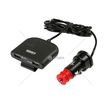 LADOWARKA USB 12/24V FAST CHARGE 7800MA LAMPA LAM38883