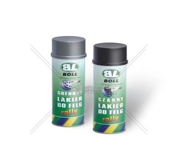 Lak na automobilové ráfky-sprej BOLL 500ml černý pro kola BOLL 0010134