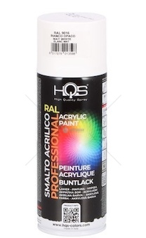 Lak sprej 400ml bílý matný RAL9016 8017079013598