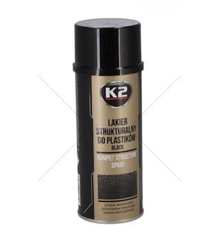 LAKIER SPRAY K2 400ML DO ZDERZAKOW K2 L345