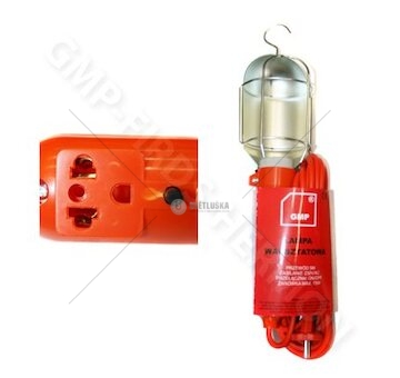 Lampa 230V 5M 75W s úchytem