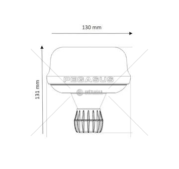 LAMPA BLYSKOWA 10/30V FI146MM LED VIGNAL VALD14727