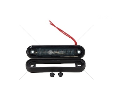 LAMPA OBRYS.DIOD.12/36V CZERWONA DARK DLUGA  FT-073CLEDLONGDARK