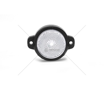 LAMPA OBRYS.DIODOWA BIALA OKRAGLA 12-24V WAS W24RR/P