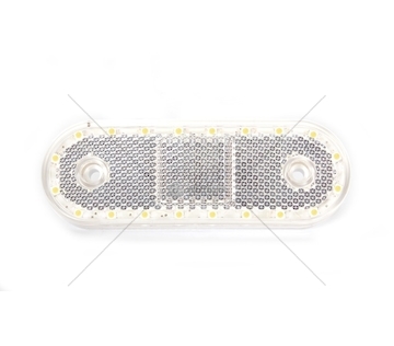 LAMPA OBRYS.DIODOWA BIALA PRZEDNIA WAS W47WW/536