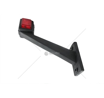 LAMPA OBRYS.DIODOWA BIALO-CZERW SKOSNA HORPOL LD442