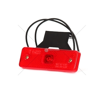 LAMPA OBRYS.DIODOWA CZERWONA Z UCHWYTEM WAS W44/218Z
