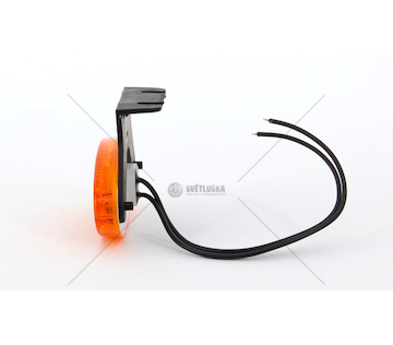 LAMPA OBRYS.DIODOWA OWALNA ZOLTA Z UCHWY WAS W64/305Z