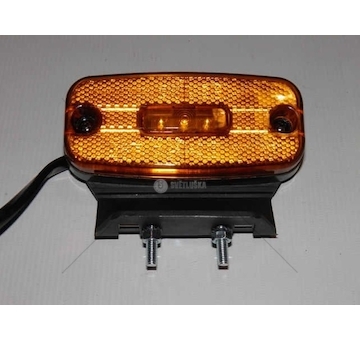 LAMPA OBRYS.DIODOWA Z ODBL.ZOLTA 12-30V SERTPLAS D1651L50