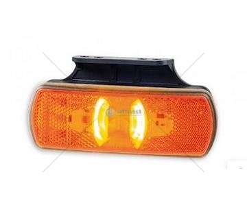 LAMPA OBRYS.DIODOWA ZOLTA 12/24V ODBLASK HORPOL LKD2222