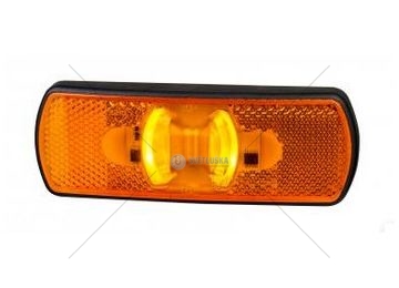 LAMPA OBRYS.DIODOWA ZOLTA 12/24V Z ODBLA HORPOL LD2216