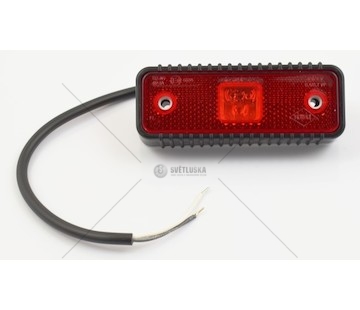 LAMPA OBRYS.LED 12-24V CZERWONA Z  LD539
