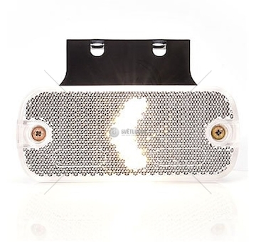 LAMPA OBRYS.LED 12/24V Z UCHWYTEM BIALA WAS W127/903