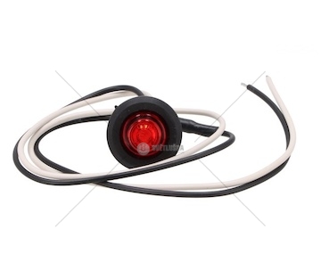 LAMPA OBRYS.LED CZERWONA 12/24V PUNKTOWA  LD2633