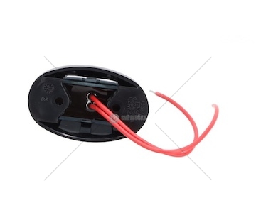LAMPA OBRYS.LED CZERWONA 12/36V OWALNA  FT-067CLEDDARK